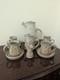 Vintage Studio Pottery Stoneware Coffee Set Handmade Wheel-thrown 11-piece Set