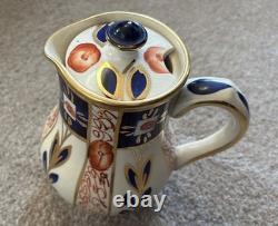 Vintage Sudlow's Burslem Imari Teapot Coffee Pot Milk Jug and Sugar Basin