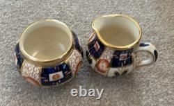 Vintage Sudlow's Burslem Imari Teapot Coffee Pot Milk Jug and Sugar Basin