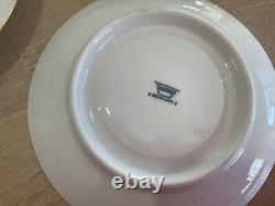 Vintage'Thomas' Medaillon Germany 15 piece Coffee Set White with Gold Trim