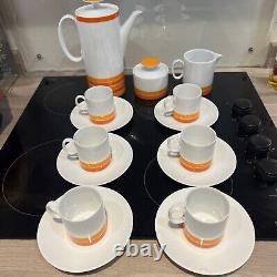 Vintage Thomas Rosenthal Coffee Set by Richard Scharrer Carousel German