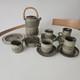 Vintage Tremar Pottery Studio Coffee/tea Set- Jug Sugar Bowl And Cups/saucers