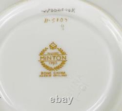 Vintage Trio Mintonc1960H5107 Woodcock Signed A. Holland Cup Saucer Side Plate