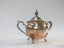 Vintage Viners Silver Plated 4 Pieces Coffee/ Tea Set Caviler Tray