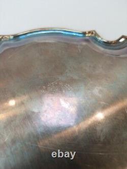 Vintage Viners Silver Plated 4 Pieces Coffee/ Tea Set Caviler Tray