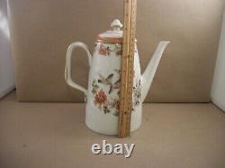 Vintage Vista Alegre Portugal Tea/Coffee Set with Flower and Bird Design