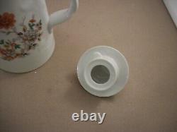 Vintage Vista Alegre Portugal Tea/Coffee Set with Flower and Bird Design