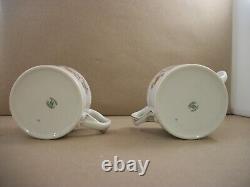 Vintage Vista Alegre Portugal Tea/Coffee Set with Flower and Bird Design
