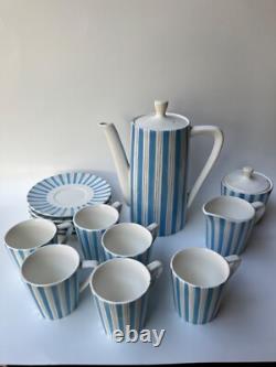 Vintage Vista by Embassy Hand Decorated Under Glzd Coffee Set of 15 (Demitasse)