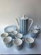 Vintage Vista By Embassy Hand Decorated Under Glzd Coffee Set Of 15 (demitasse)