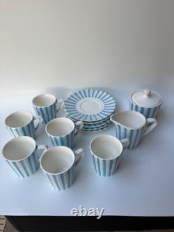 Vintage Vista by Embassy Hand Decorated Under Glzd Coffee Set of 15 (Demitasse)