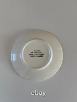 Vintage Vista by Embassy Hand Decorated Under Glzd Coffee Set of 15 (Demitasse)