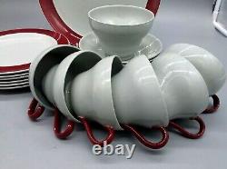 Vintage Wedgwood Etruria Windsor Grey Tea Set Coffee Service England