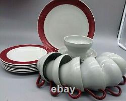 Vintage Wedgwood Etruria Windsor Grey Tea Set Coffee Service England