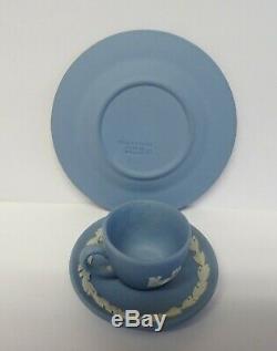 Vintage Wedgwood Miniature Jasper Ware Tea / Coffee Set For One
