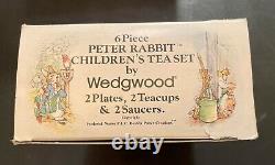 Vintage Wedgwood Miniature Peter Rabbit 13 Pc Tea & Coffee Set FREE SHIPPING