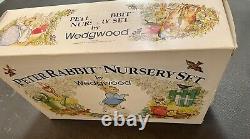 Vintage Wedgwood Miniature Peter Rabbit 13 Pc Tea & Coffee Set FREE SHIPPING
