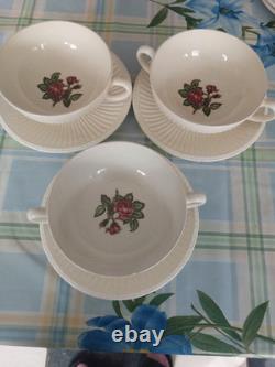 Vintage Wedgwood Moss Rose Of Etruria &Barlaston Dinner &tea or Coffee T4 £100