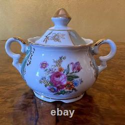 Vintage Yamayo Coffee Cups, Milk & Sugar Set