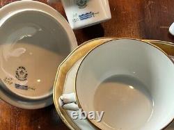 Vintage/antique Royal Copenhagen chic handmade coffee set, marked