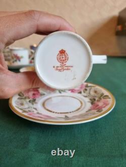 Vintage bone china coffee cups saucers