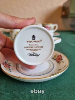 Vintage bone china coffee cups saucers