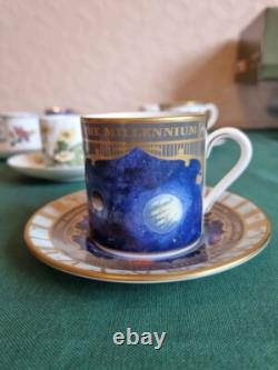 Vintage bone china coffee cups saucers