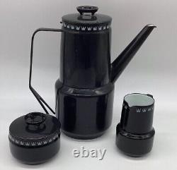 Vintage coffee pot Set Creamer Sugar Bowl Glue & Marstrand, Danish 1960s