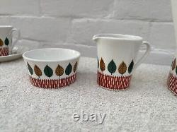 Vintage coffee service. Rolf Design Cadiz 1960/70s. By Figgjo Flint Norway
