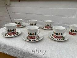 Vintage coffee service. Rolf Design Cadiz 1960/70s. By Figgjo Flint Norway