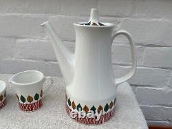 Vintage coffee service. Rolf Design Cadiz 1960/70s. By Figgjo Flint Norway