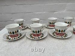 Vintage coffee service. Rolf Design Cadiz 1960/70s. By Figgjo Flint Norway