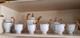 Vintage Design Tea/coffee Set With Teapot In White And Gold Color