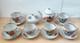 Vintage Porcelain Coffee/tea Set Beautiful Polonsky Ussr 1970s