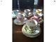 Vintage Royal Standard Harlequin 18pc Teaset Coffee Set Floral