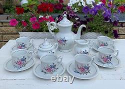 Vintage soviet porcelain tea/coffee set Eagle 4435, for 6 people