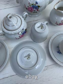 Vintage soviet porcelain tea/coffee set Eagle 4435, for 6 people