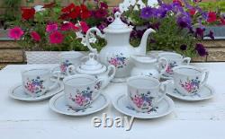 Vintage soviet porcelain tea/coffee set Eagle 4435, for 6 people
