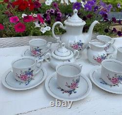 Vintage soviet porcelain tea/coffee set Eagle 4435, for 6 people
