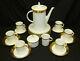 Vtg 23pc Rosenthal Ascot White Porcelain Tea Coffee Set For 6 W Gold Germany Mcm