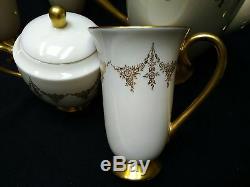 Vtg Flintridge China California Royal Chateau Chocolate Tea Coffee Set EUC