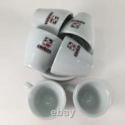 Vtg Lavazza Espresso Coffee Set Of 6 Cups/Saucers Collectible IPA Made in Italy