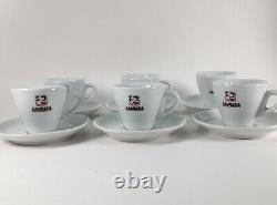 Vtg Lavazza Espresso Coffee Set Of 6 Cups/Saucers Collectible IPA Made in Italy