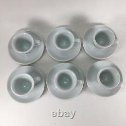 Vtg Lavazza Espresso Coffee Set Of 6 Cups/Saucers Collectible IPA Made in Italy