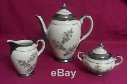 Vtg RW Rudolf Wachter COFFEE SET (POT & LID, CREAMER, SUGAR BOWL & LID) #RUW5