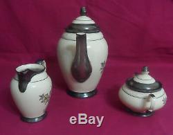 Vtg RW Rudolf Wachter COFFEE SET (POT & LID, CREAMER, SUGAR BOWL & LID) #RUW5