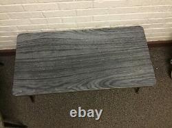 Vtg Set Of MID Century Modern 50s 60s Retro Coffee End Table Set Gray Laminate