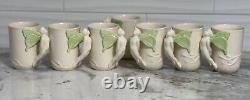 Vtg Vandor Imports 1979 Fairy Nymphs Winged Handle Coffee Cups Mugs Set 7 #773
