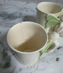 Vtg Vandor Imports 1979 Fairy Nymphs Winged Handle Coffee Cups Mugs Set 7 #773