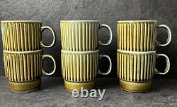WADE IRISH Vintage Porcelain 14 Piece Coffee And/or Tea Set. Fantastic Colour